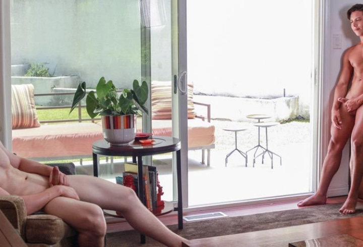 Penthouse Gold HD porn video: Gay Porn Star, Scotty Marx fingers his hole for straight Stud, Elijah Alexander